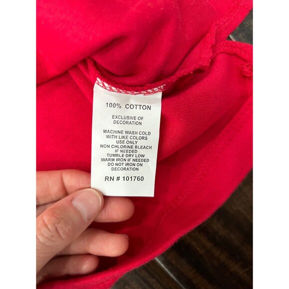 Alyssa Whitmore Womens Christmas Top Gingerbread Man Bow Design - Picture 7 of 9